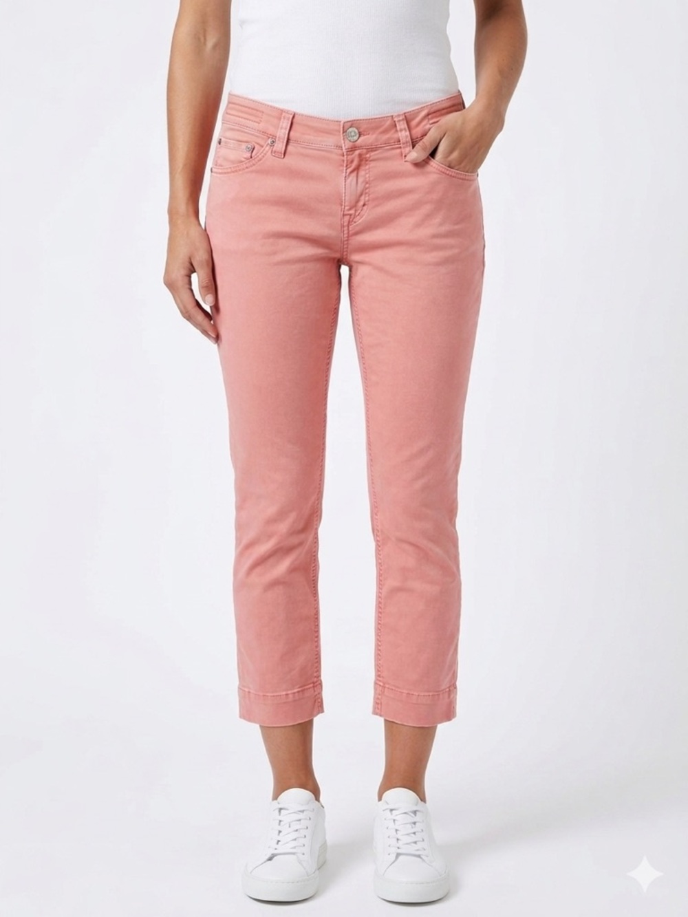 NWT Jacob Cohen Stretch Cotton Tailored Jeans Salmon Coral Sz 31